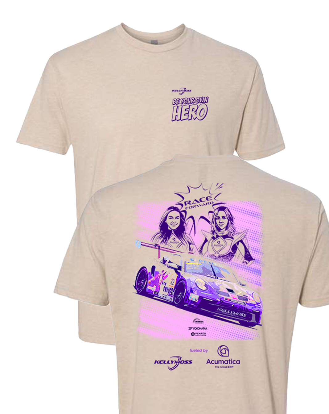 Be Your Own Hero Oatmeal T-shirt