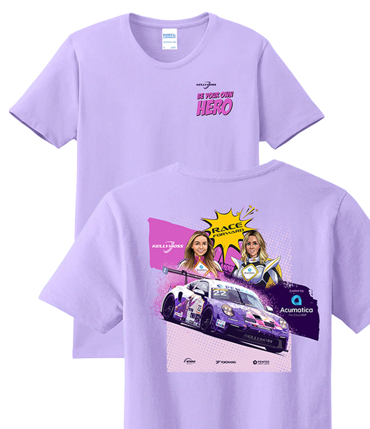 Be Your Own Hero Lavender T-shirt